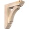 Ekena Millwork Imperial Slat Smooth Bracket w/ Offset Brace, Douglas Fir, 7 1/2"W x 28"D x 32"H BKT0806X28X32IMP06SDF - alternate 1